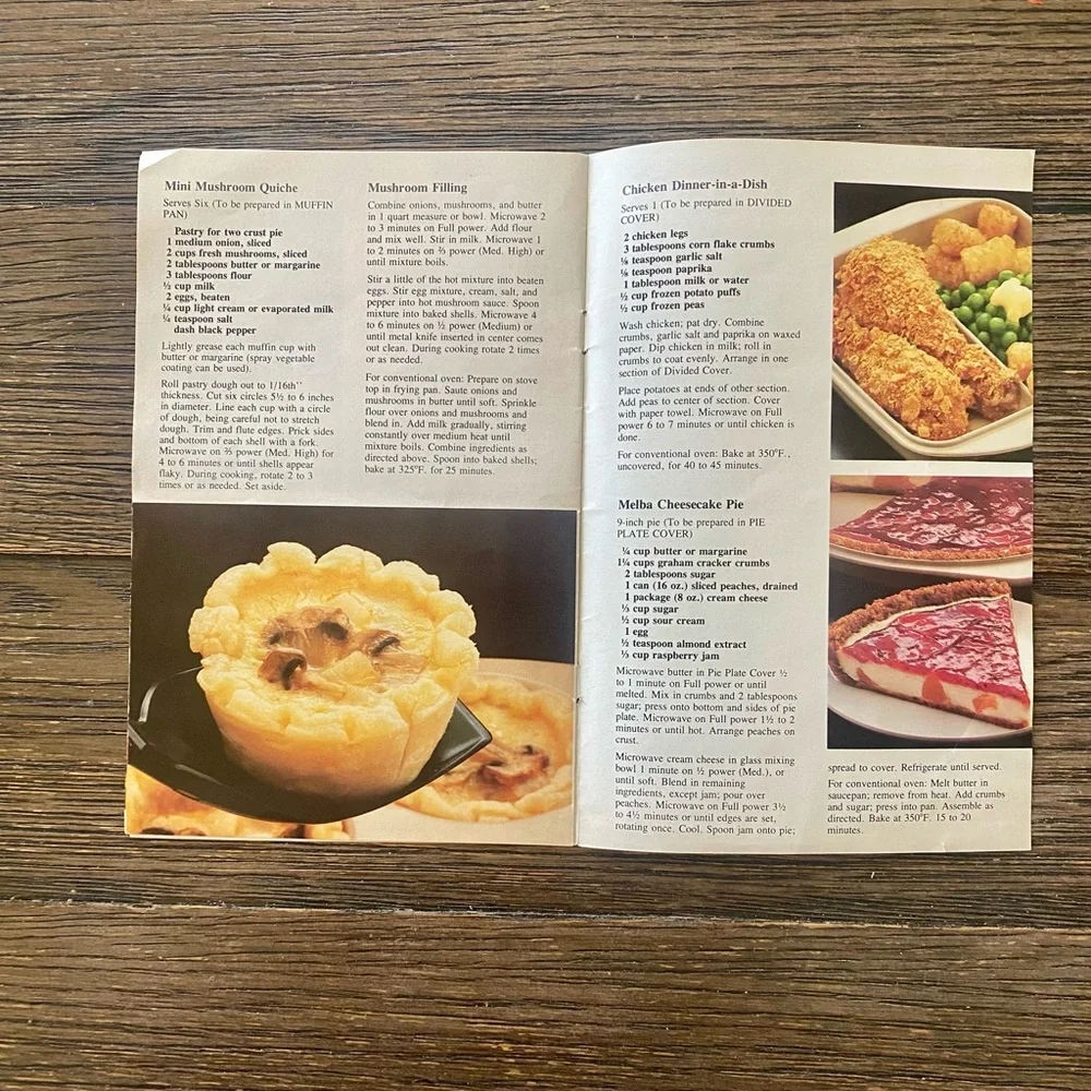 Vintage Microwave Cookbook Bundle Recipes Lot 3 Books Cooking Baking